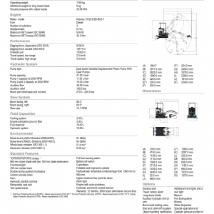 bobcat e17 dimensions